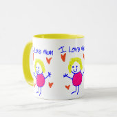 I Liebe-Mama Tasse (Vorderseite Links)