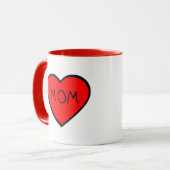 I LIEBE MAMA TASSE (Vorderseite Links)