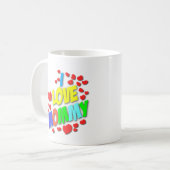 I Liebe-Mama-Tasse Kaffeetasse (Vorderseite Links)