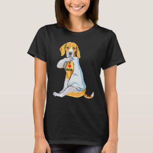 I Liebe Mama Tattoo Beagle Mama Hunde Frauen T-Shirt