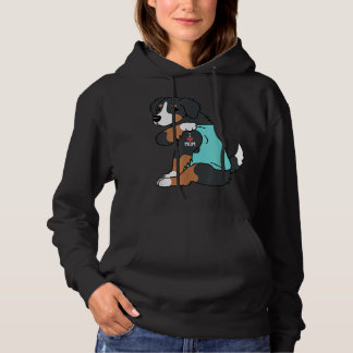 I Liebe Mama Tattoo Berner Berg Hund Funny Mothe Hoodie