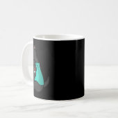 I Liebe Mama Tattoo Black Dog Mutter Kaffeetasse (Vorderseite Links)