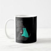 I Liebe Mama Tattoo Black Dog Mutter Kaffeetasse (Links)