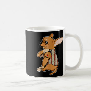 I Liebe Mama Tattoo Chihuahua Hundeshirt American  Kaffeetasse