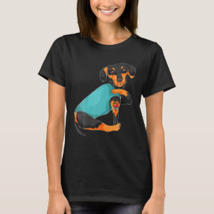 I Liebe Mama Tattoo Dackel Dog Lover Geschenke T-Shirt