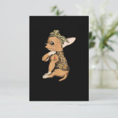 I Liebe Mama Tattoo Funny Chihuahua Hund mit Banda RSVP Karte (Stehend Vorderseite)