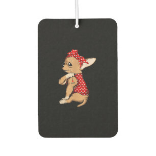 I Liebe Mama Tattoo Funny Chihuahua Hund Trageband Autolufterfrischer