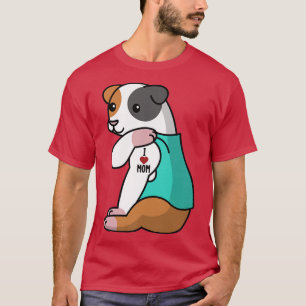I Liebe Mama Tattoo Guinea Schweinefleisch Muttert T-Shirt