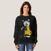 I Liebe Mama Tattoo Husky Sweatshirt (Vorne ganz)