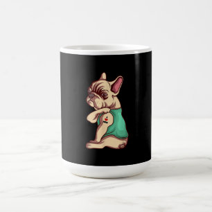 I Liebe Mama Tattoo Lover Funny French Bulldog Ges Kaffeetasse