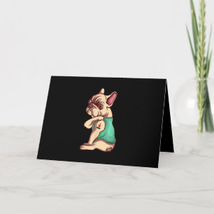 I Liebe Mama Tattoo Lover Funny French Bulldog Ges Karte