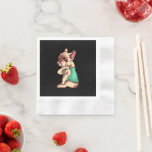 I Liebe Mama Tattoo Lover Funny French Bulldog Ges Serviette<br><div class="desc">Ich Liebe Mama Tattoo Lover Funny French Bulldog Geschenk. Ideal perfekte Geschenke für jeden Anlaß. Personalisierte Geschenkauswahl für Bulldoggen Vater und Mama. Großartige Geschenkidee</div>