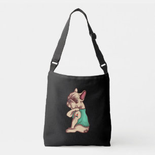 I Liebe Mama Tattoo Lover Funny French Bulldog Ges Tragetaschen Mit Langen Trägern