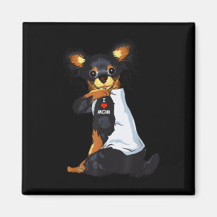 I Liebe Mama Tattoo Rusky Spielzeug Mama Hund Love Magnet