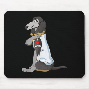 I Liebe Mama Tattoo Saluki Mama Hund Lover Frauen Mousepad