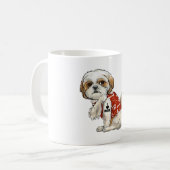 I Liebe Mama Tattoo Shih Tzu Mama Funny Mother_s D Kaffeetasse (Vorderseite Links)