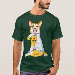 I Liebe Mama Tattoo Welsh Corgi Mama Hund Lover Fr T-Shirt