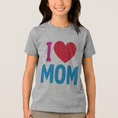 "I LIEBE MAMA" Tri-Blend SHIRT (Vorderseite)