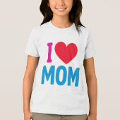 "I LIEBE MAMA" Tri-Blend SHIRT (Vorderseite)