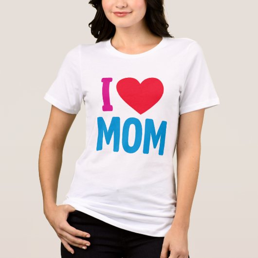 I LIEBE MAMA TSHIRT (Vorderseite)