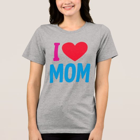 I LIEBE MAMA TSHIRT (Vorderseite)