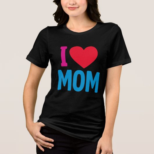I LIEBE MAMA TSHIRT (Vorderseite)