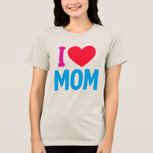 I LIEBE MAMA TSHIRT (Vorderseite)