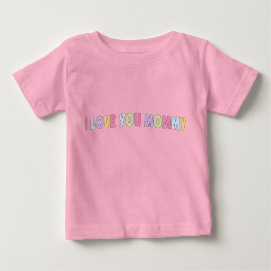I Liebe Mami Baby T-shirt (Vorderseite)
