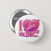 I Liebe Mami pink/lila - Herz Button (Vorne & Hinten)