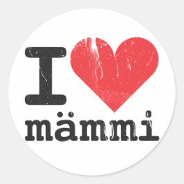 I Liebe Mämmi Aufkleber