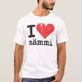 I Liebe Mämmi grundlegender T - Shirt