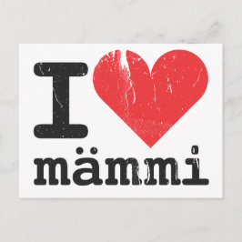 I Liebe Mämmi Postkarte