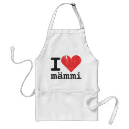 I Liebe Mämmi Schürze