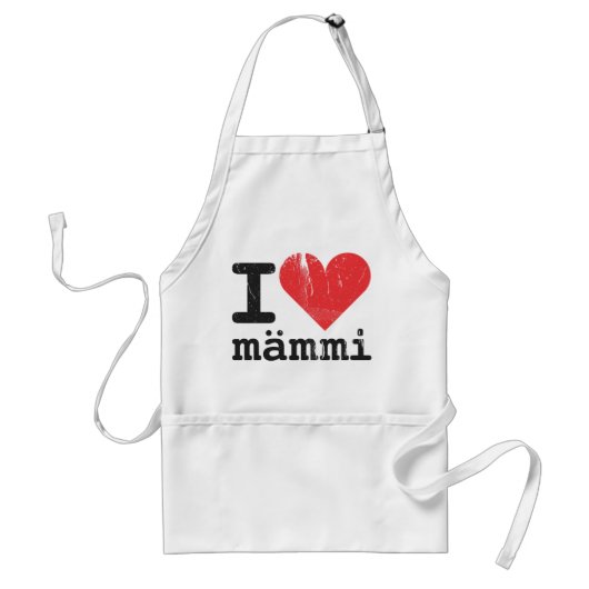 I Liebe Mämmi Schürze (Vorne)
