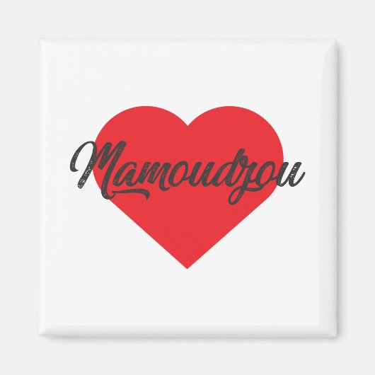 I Liebe Mamoudzou Magnet (Vorne)