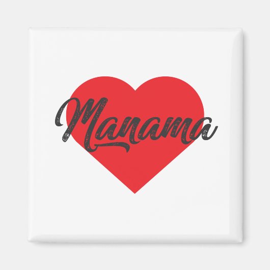I Liebe Manama - Bahrain Magnet (Vorne)