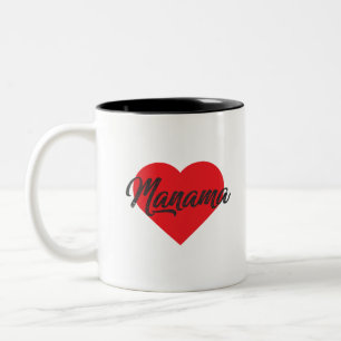 I Liebe Manama - Bahrain Zweifarbige Tasse