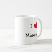 I Liebe Manatees Kaffeetasse (VorderseiteRechts)