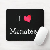 I Liebe Manatees Mousepad (Mit Mouse)