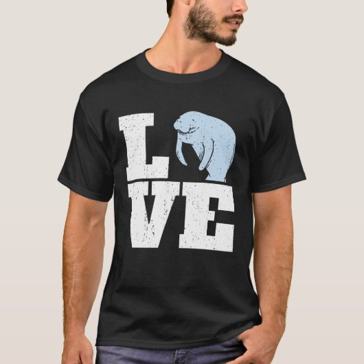 I Liebe Manatees Pullover Hoodie (Vorderseite)