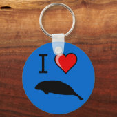 I Liebe Manatees Schlüsselanhänger (Vorderseite)