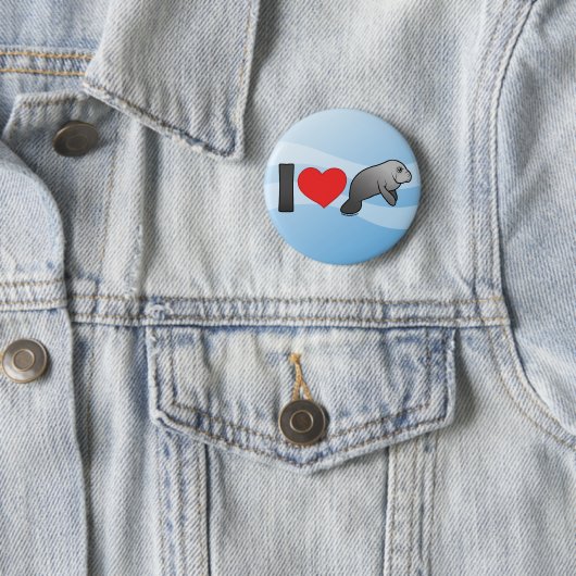 I Liebe-Manatis Button (Beispiel)