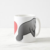 I Liebe-Manatis Kaffeetasse (VorderseiteRechts)