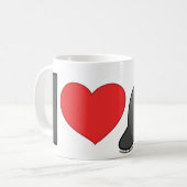 I Liebe-Manatis Kaffeetasse (Vorderseite Links)
