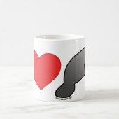 I Liebe-Manatis Kaffeetasse (Mittel)