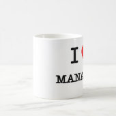 I Liebe MANATIS Kaffeetasse (Mittel)