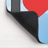 I Liebe-Manatis Mousepad (Ecke)