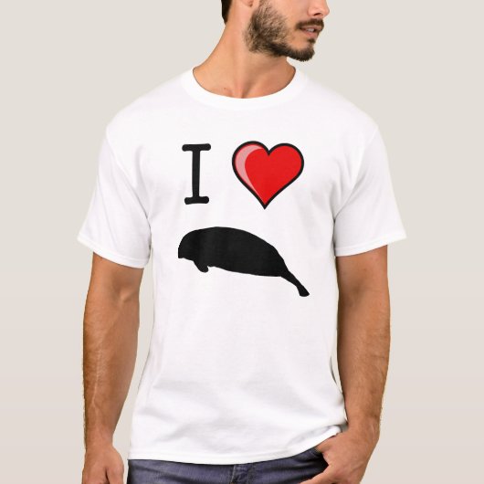 I Liebe-Manatis-T - Shirt (Vorderseite)