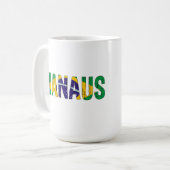 I Liebe Manaus Kaffeetasse (Vorderseite Links)