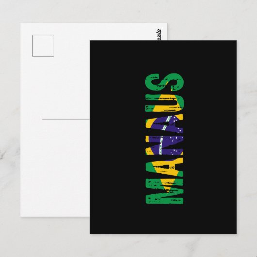 I Liebe Manaus Postkarte (Vorne/Hinten)